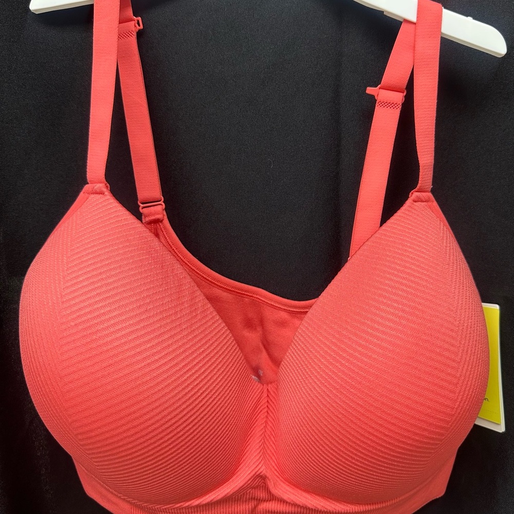 All in Motion Vibrant Coral Bra